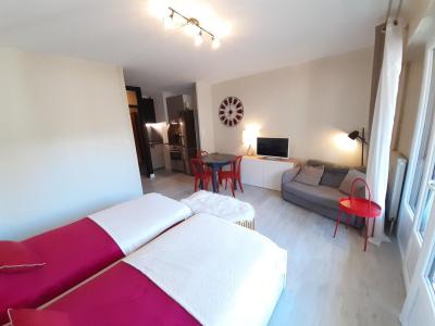 Rent in ski resort Studio 2 people (54) - Résidence Villa Louise - Brides Les Bains - Living room