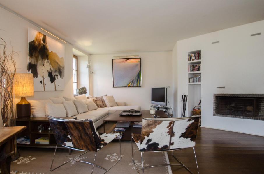 Rent in ski resort 4 room apartment 6 people (Ambre) - Chalet Ambre - Chamonix - Living room