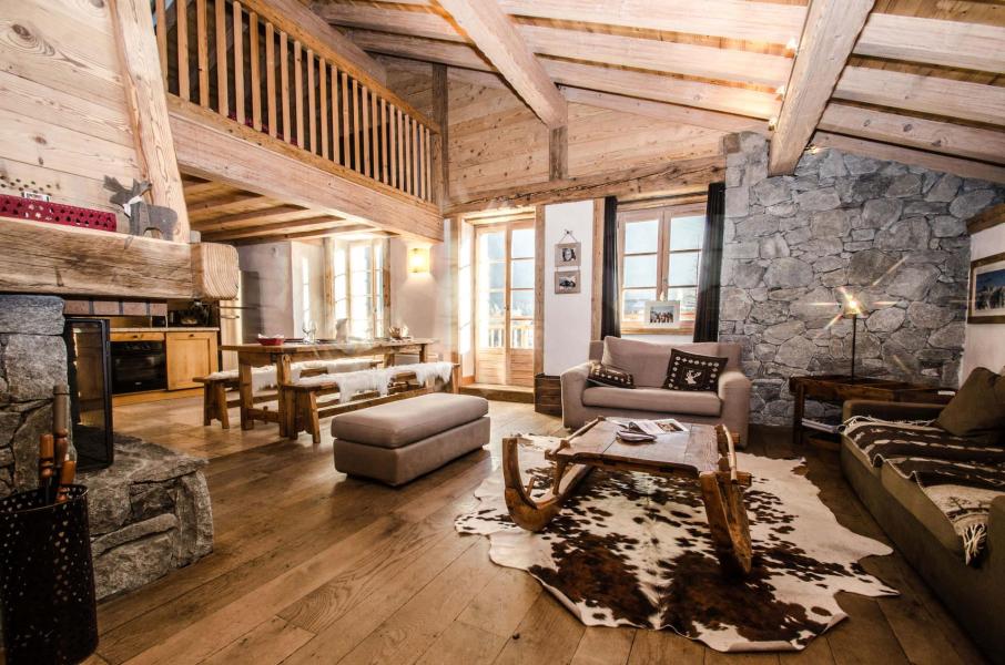 Аренда на лыжном курорте Апартаменты 5 комнат 8 чел. (Apache) - Chalet Ambre - Chamonix - Салон