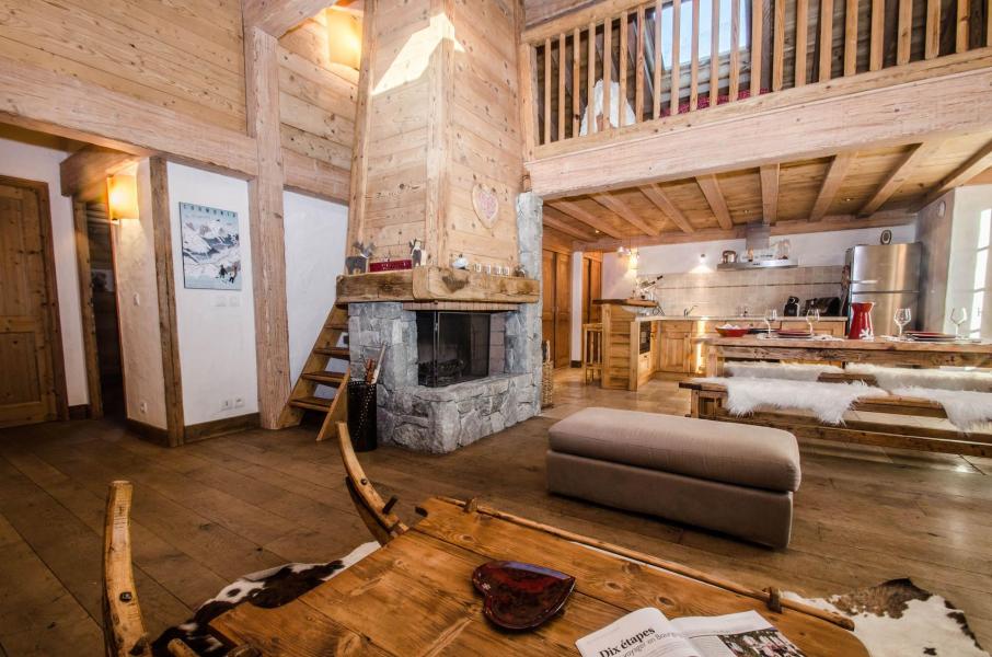 Ski verhuur Appartement 5 kamers 8 personen (Apache) - Chalet Ambre - Chamonix - Woonkamer