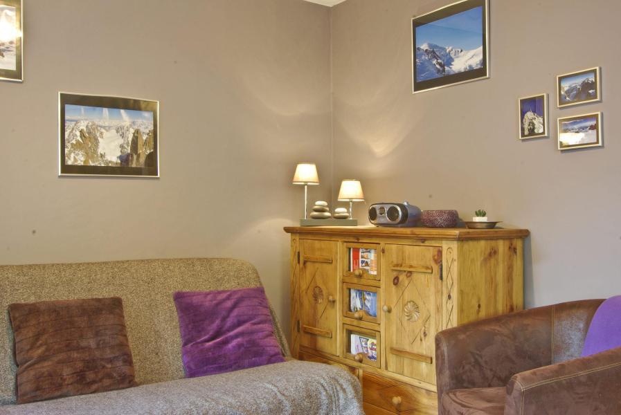 Ski verhuur Appartement 3 kamers 6 personen - Chalet Clos des Etoiles - Chamonix - Woonkamer