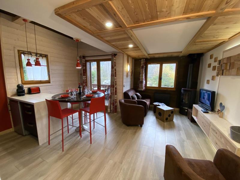 Аренда на лыжном курорте Апартаменты 3 комнат 4 чел. (GOLF) - Chalet le Col du Dôme - Chamonix - Салон