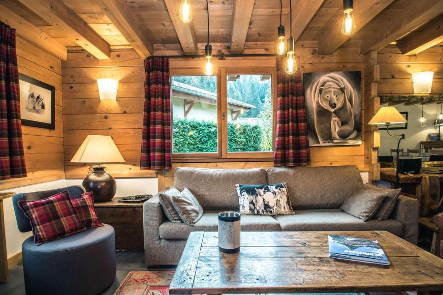 Skiverleih 6 Zimmer Chalet für 9 Personen - Chalet Macha - Chamonix - Wohnzimmer