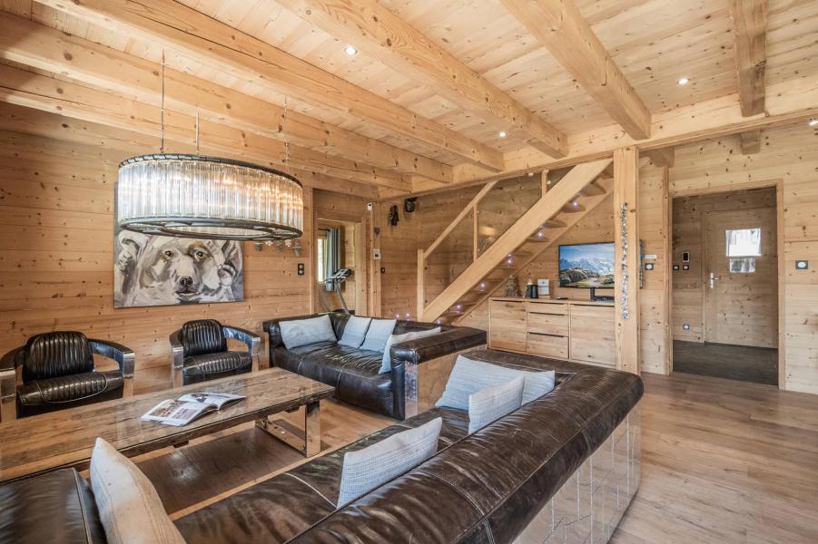 Rent in ski resort 6 room duplex chalet 10 people (Marius) - Chalet Marius - Chamonix - Living room