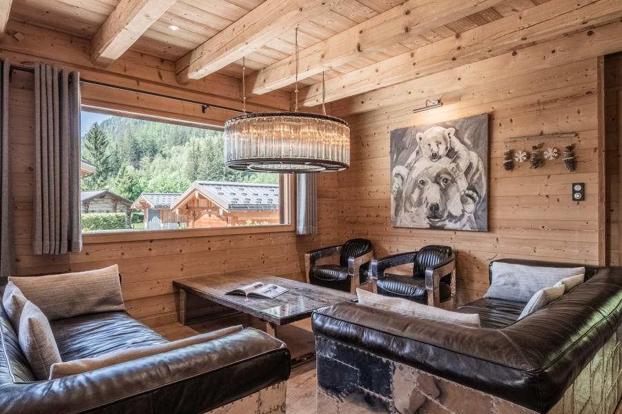 Rent in ski resort 6 room duplex chalet 11 people (Marius) - Chalet Marius - Chamonix - Living room