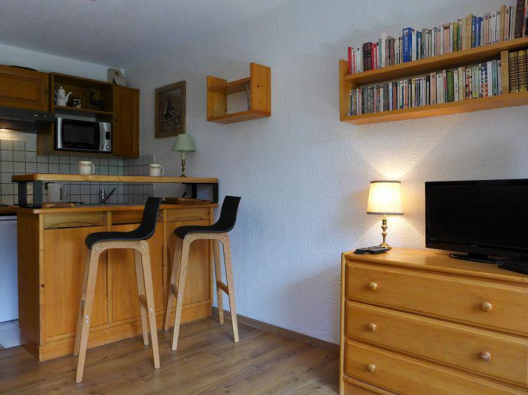 Rent in ski resort 1 room apartment 2 people (22) - Clos du Savoy - Chamonix - Living room