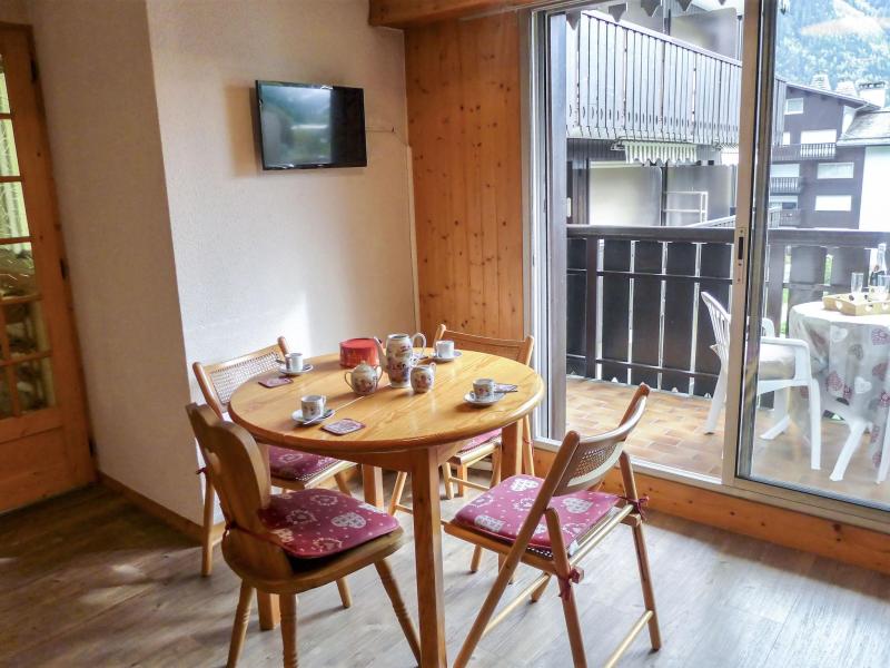 Ski verhuur Appartement 2 kamers 4 personen (23) - Clos du Savoy - Chamonix - Woonkamer