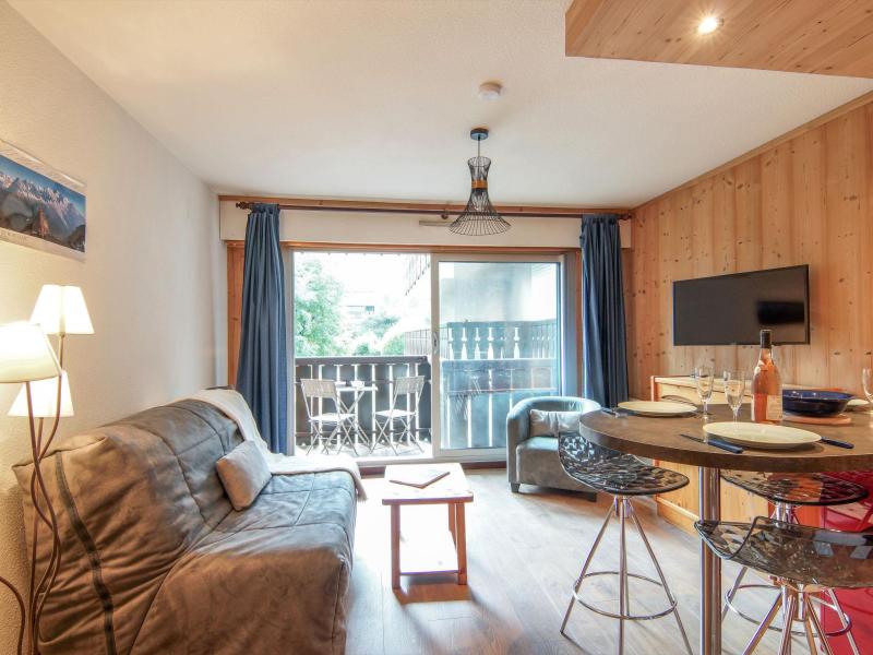 Ski verhuur Appartement 2 kamers 4 personen (8) - Clos du Savoy - Chamonix - Woonkamer