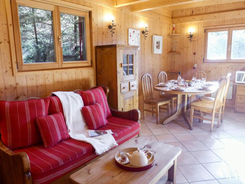 Rent in ski resort 2 room chalet 6 people (1) - Evasion - Chamonix - Living room