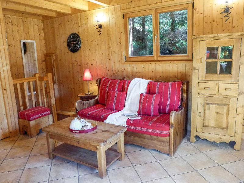 Ski verhuur Chalet 2 kamers 6 personen (1) - Evasion - Chamonix - Woonkamer