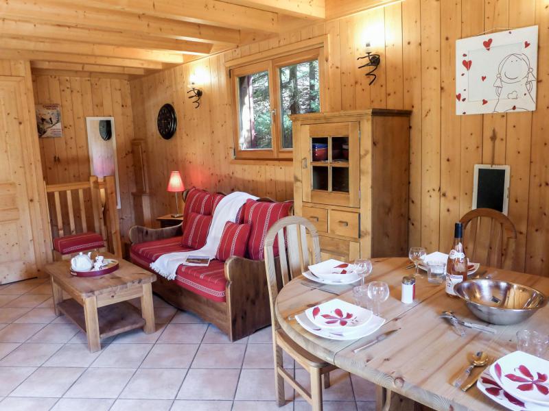 Ski verhuur Chalet 2 kamers 6 personen (1) - Evasion - Chamonix - Woonkamer