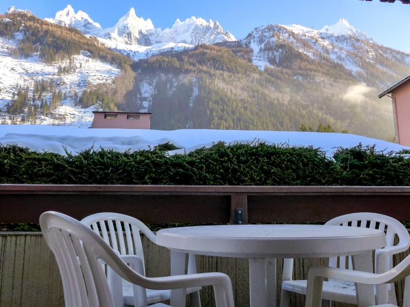 Skiverleih 3-Zimmer-Appartment für 4 Personen (1) - Ginabelle 1 - Chamonix - Balkon