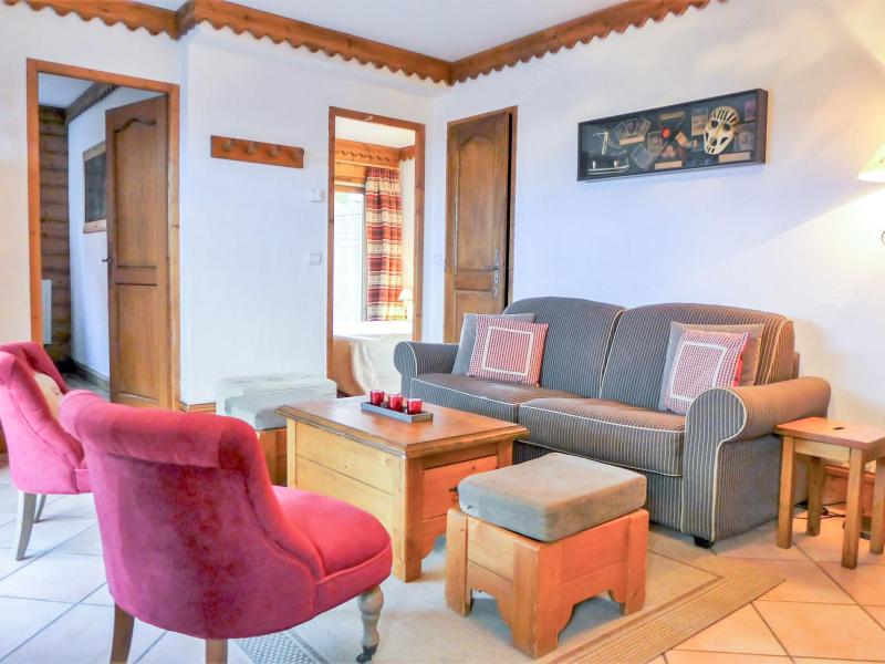 Ski verhuur Appartement 3 kamers 4 personen (1) - Ginabelle 1 - Chamonix - Woonkamer