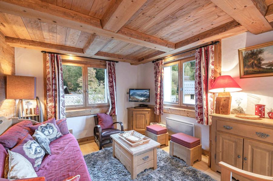 Аренда на лыжном курорте Апартаменты 3 комнат 6 чел. (Cilaos) - Hameau de la Blaitiere - Chamonix - Салон