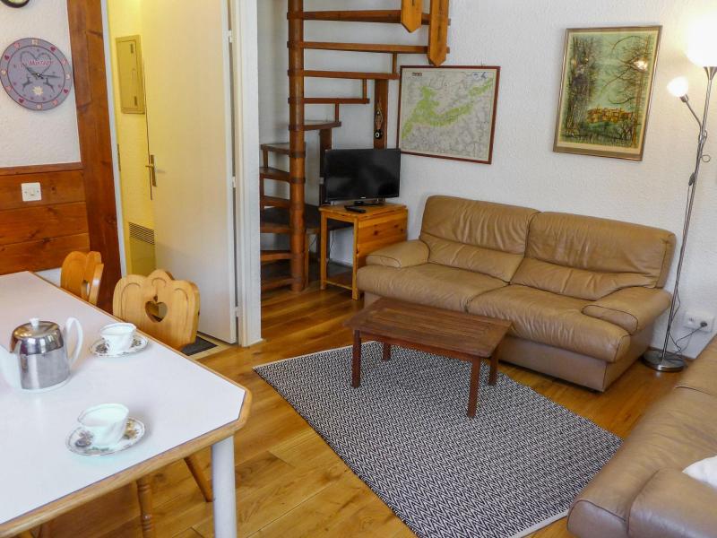 Ski verhuur Appartement 4 kamers 6 personen (15) - Jonquilles - Chamonix - Woonkamer