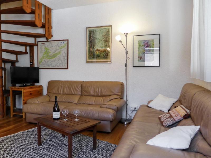 Ski verhuur Appartement 4 kamers 6 personen (15) - Jonquilles - Chamonix - Woonkamer