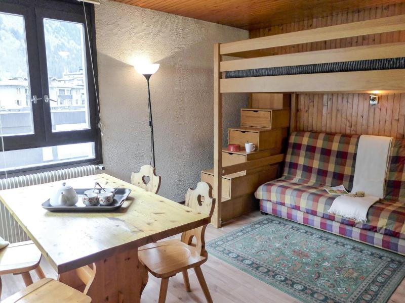 Rent in ski resort 1 room apartment 3 people (7) - L'Aiguille du Midi - Chamonix - Living room