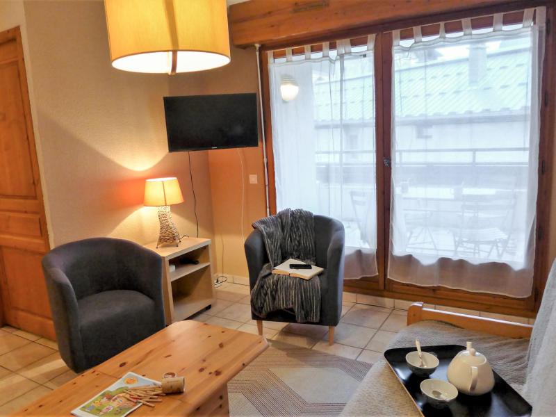 Skiverleih 2-Zimmer-Appartment für 4 Personen (11) - L'Espace Montagne - Chamonix - Wohnzimmer