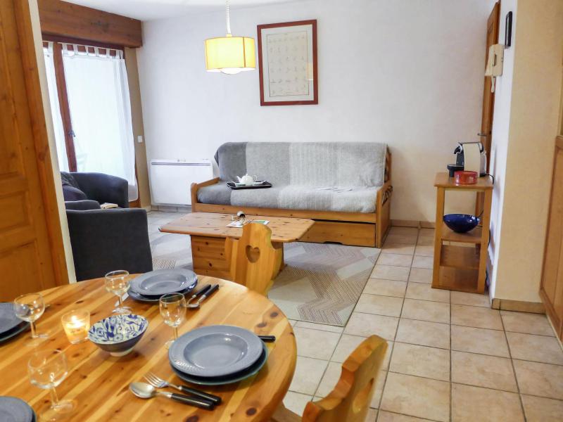 Skiverleih 2-Zimmer-Appartment für 4 Personen (11) - L'Espace Montagne - Chamonix - Wohnzimmer