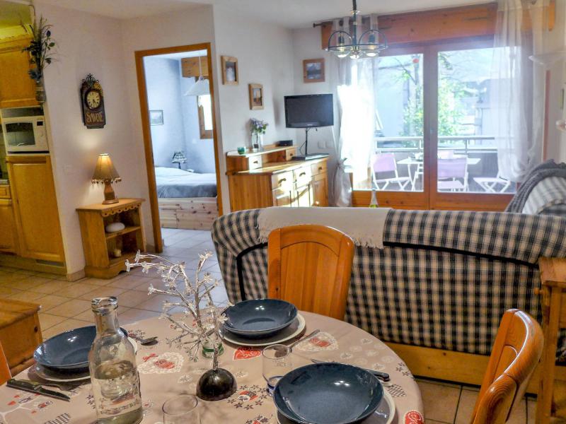 Skiverleih 3-Zimmer-Appartment für 4 Personen (15) - L'Espace Montagne - Chamonix - Wohnzimmer