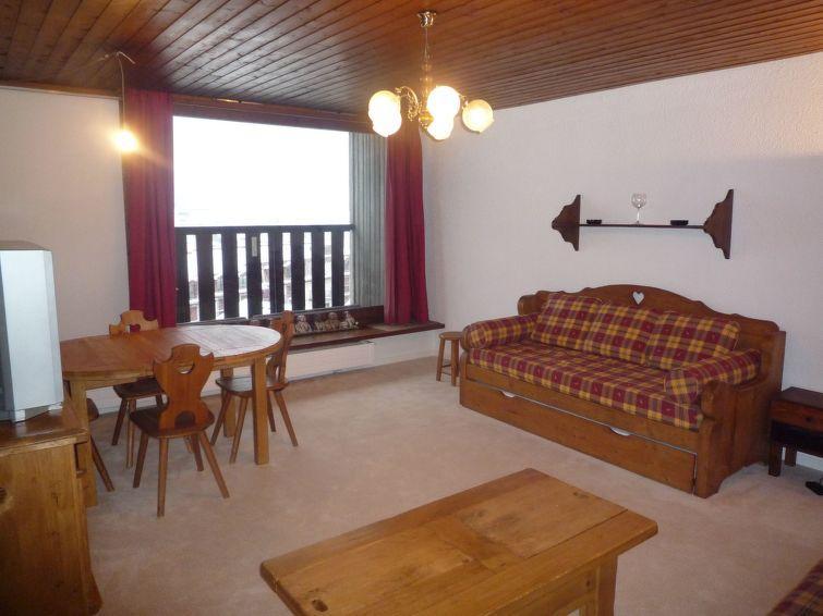 Skiverleih 2-Zimmer-Appartment für 4 Personen (1) - L'Outa - Chamonix - Wohnzimmer