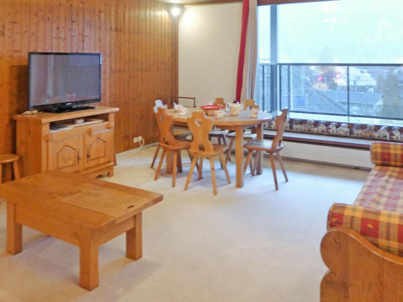 Skiverleih 2-Zimmer-Appartment für 4 Personen (1) - L'Outa - Chamonix - Wohnzimmer