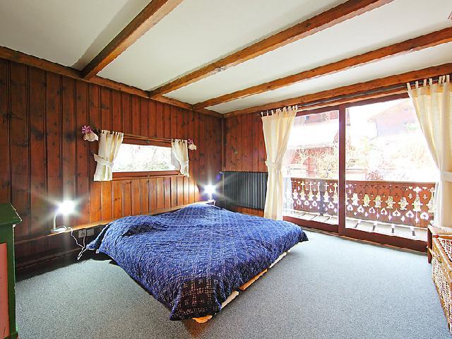Rent in ski resort 6 room chalet 12 people (1) - L'Piri - Chamonix - Double bed