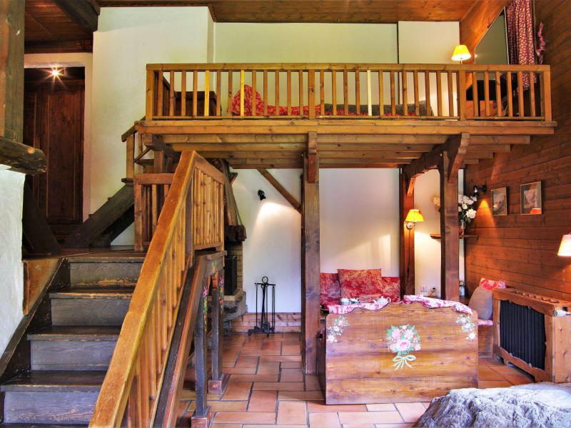 Ski verhuur Chalet 6 kamers 12 personen (1) - L'Piri - Chamonix - Woonkamer