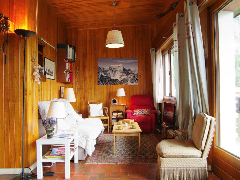 Skiverleih 3-Zimmer-Appartment für 4 Personen (7) - Le Bois du Bouchet - Chamonix - Wohnzimmer