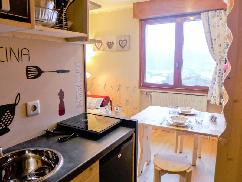 Location au ski Appartement 1 pièces 2 personnes (6) - Le Bois du Bouchet - Chamonix - Kitchenette