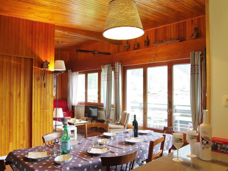 Ski verhuur Appartement 3 kamers 4 personen (7) - Le Bois du Bouchet - Chamonix - Woonkamer