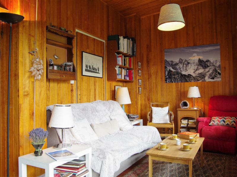 Location au ski Appartement 3 pièces 4 personnes (7) - Le Bois du Bouchet - Chamonix - Séjour