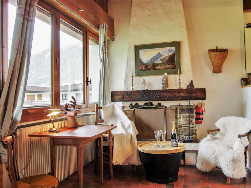 Location au ski Appartement 3 pièces 4 personnes (7) - Le Bois du Bouchet - Chamonix - Séjour