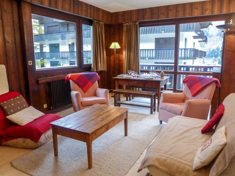 Ski verhuur Appartement 3 kamers 6 personen (14) - Le Brévent - Chamonix - Woonkamer