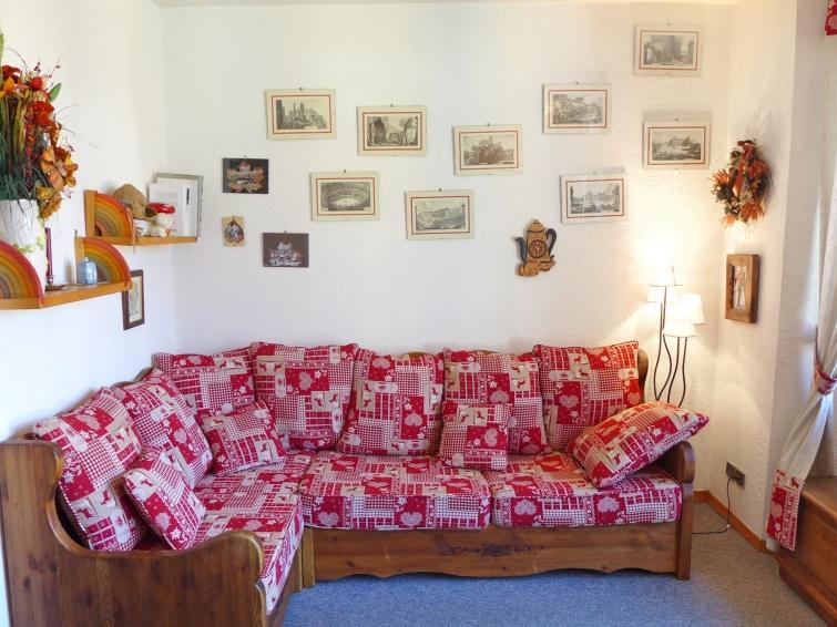 Rent in ski resort 2 room apartment 4 people (7) - Le Carlton - Chamonix - Living room