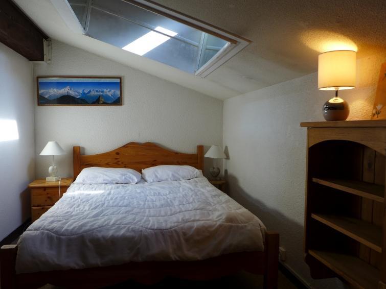 Location au ski Appartement 3 pièces 5 personnes (2) - Le Chailloud - Chamonix - Chambre mansardée