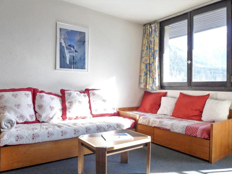 Rent in ski resort 2 room apartment 4 people (10) - Le Chamois Blanc - Chamonix - Living room