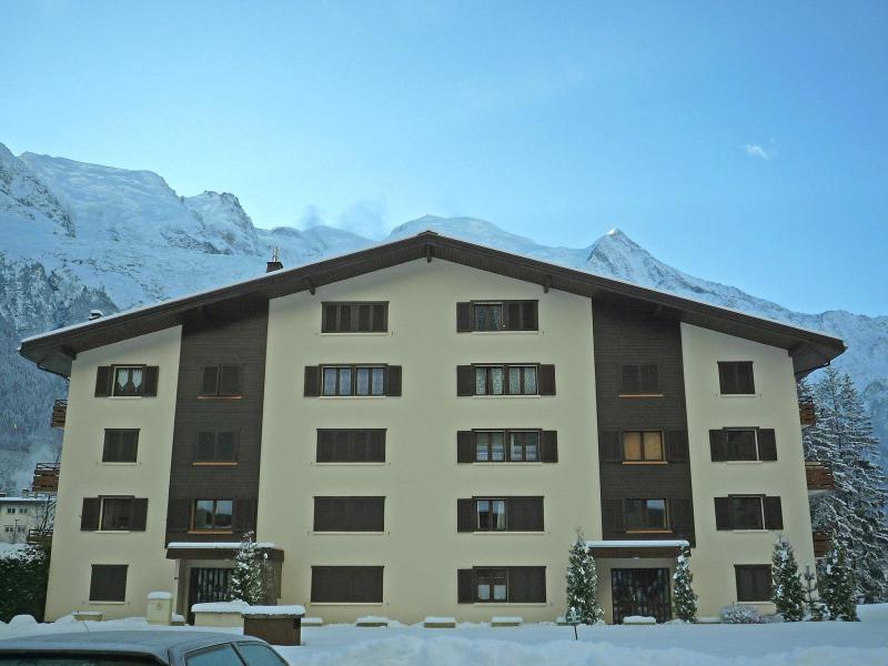 Skiverleih 1-Zimmer-Appartment für 2 Personen (5) - Le Cristal des Glaces - Chamonix - Draußen im Winter
