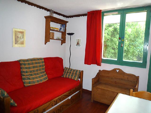 Skiverleih 1-Zimmer-Appartment für 4 Personen (3) - Le Grépon - Chamonix - Wohnzimmer