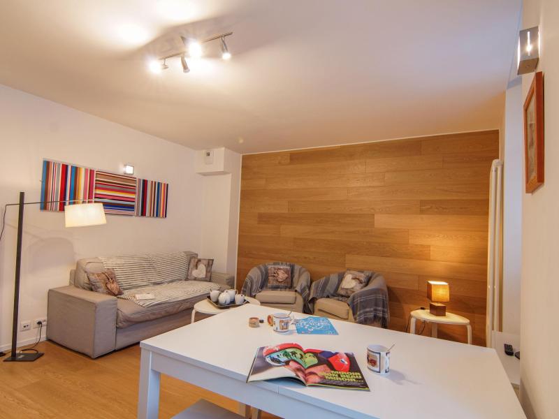 Ski verhuur Appartement 3 kamers 4 personen (2) - Le Paccard - Chamonix - Woonkamer