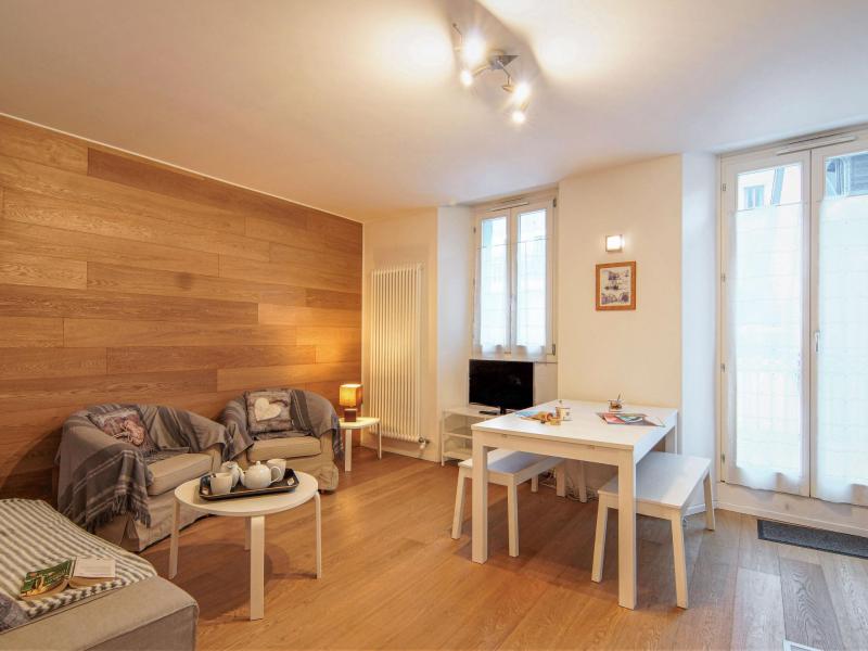 Ski verhuur Appartement 3 kamers 4 personen (2) - Le Paccard - Chamonix - Woonkamer