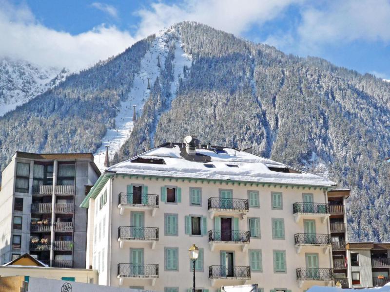 Rent in ski resort 2 room apartment 4 people (3) - Le Pavillon - Chamonix - Winter outside
