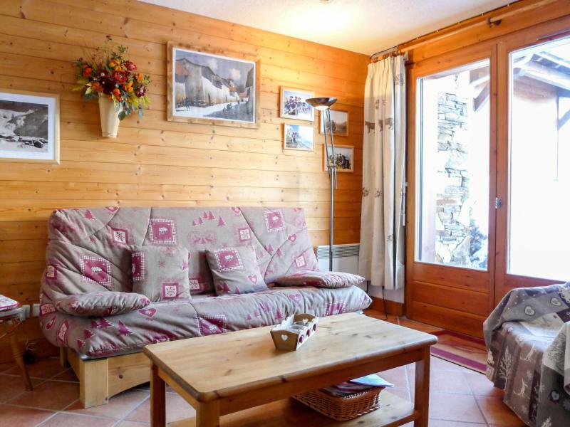 Rent in ski resort 3 room apartment 5 people (1) - Le Plan des Reines - Chamonix - Living room