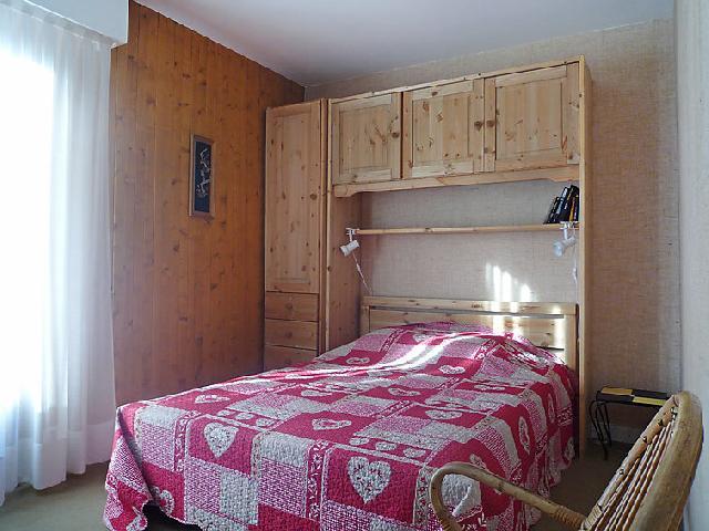 Rent in ski resort 2 room apartment 4 people (3) - Les Aiguilles du Brévent - Chamonix - Double bed