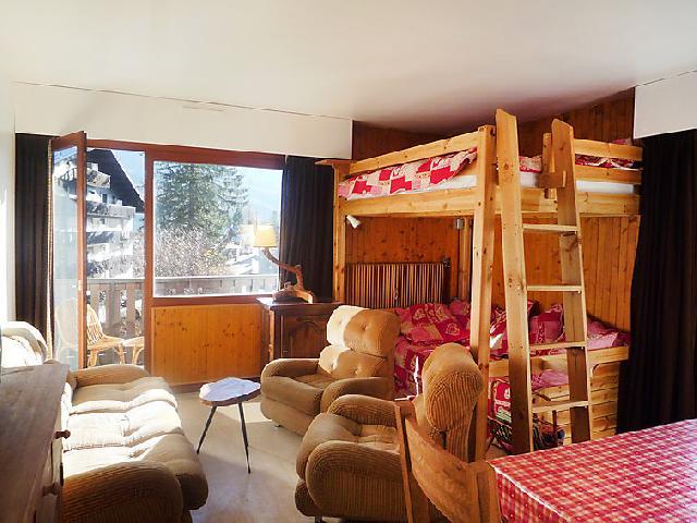 Skiverleih 2-Zimmer-Appartment für 4 Personen (3) - Les Aiguilles du Brévent - Chamonix - Wohnzimmer