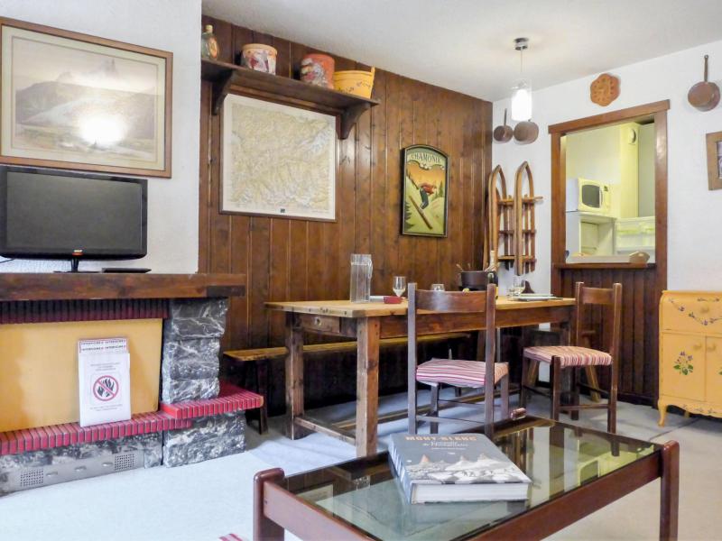 Ski verhuur Appartement 4 kamers 8 personen (7) - Les Chalets de Champraz - Chamonix - Woonkamer