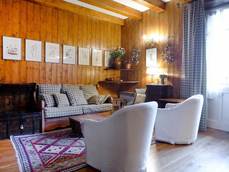 Skiverleih 3-Zimmer-Appartment für 6 Personen (2) - Les Charmoz - Chamonix - Wohnzimmer