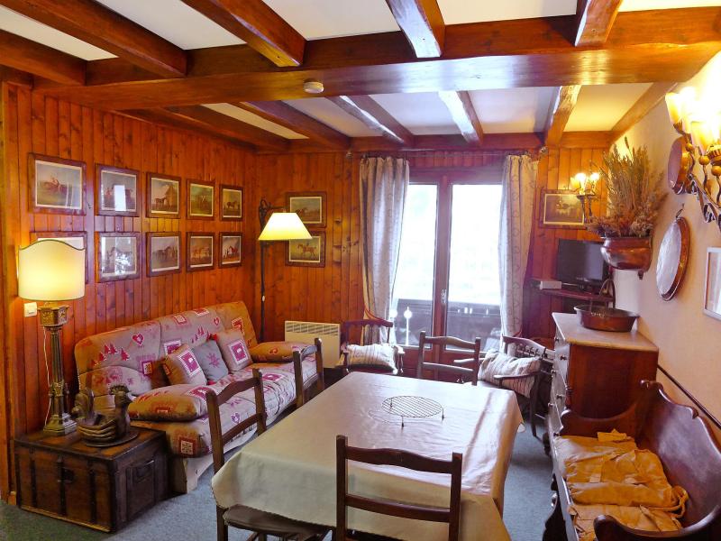 Skiverleih 3-Zimmer-Appartment für 6 Personen (3) - Les Charmoz - Chamonix - Wohnzimmer