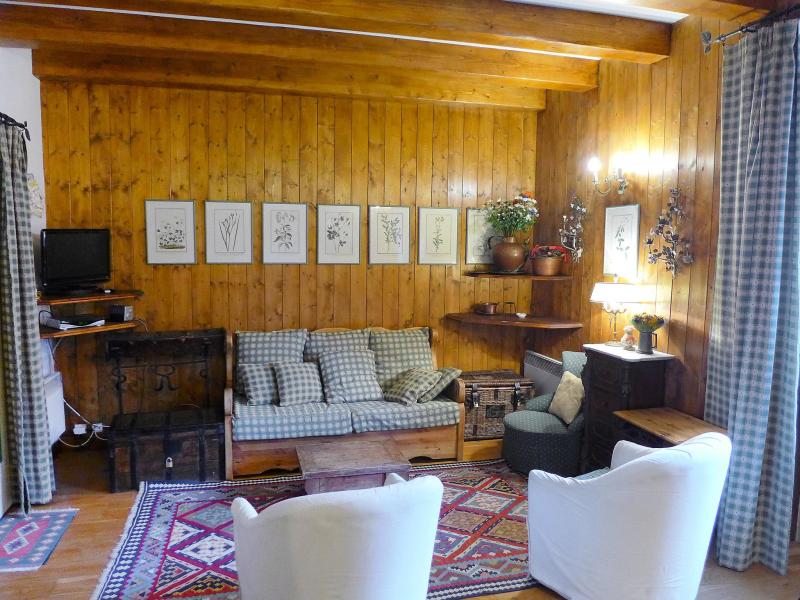 Wynajem na narty Apartament 3 pokojowy 6 osób (2) - Les Charmoz - Chamonix - Pokój gościnny