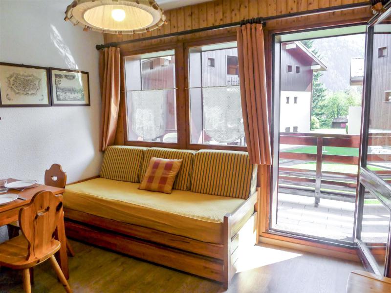 Skiverleih 3-Zimmer-Appartment für 4 Personen (5) - Les Jardins du Mont-Blanc - Chamonix - Wohnzimmer